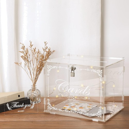 Hochzeit kartenbox acryl - hochzeit,