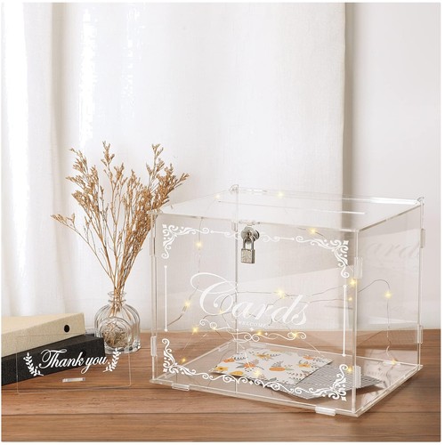 Hochzeit kartenbox acryl - hochzeit,