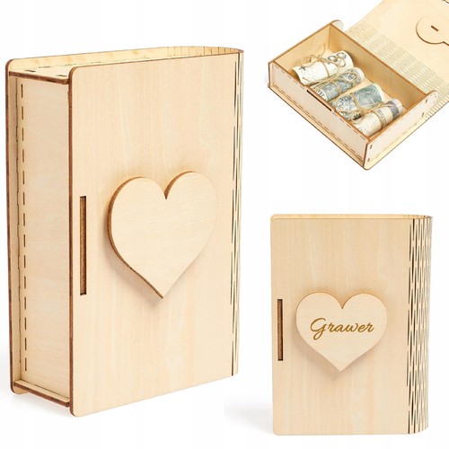 Geldgeschenkbox aus holz - aus,