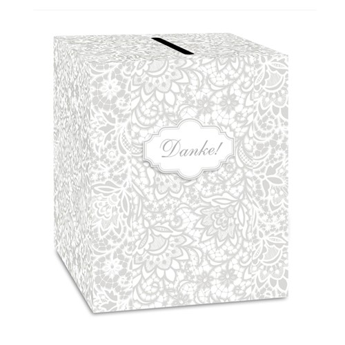Hochzeitsbox danke 30x25cm - hochzeitsbox,