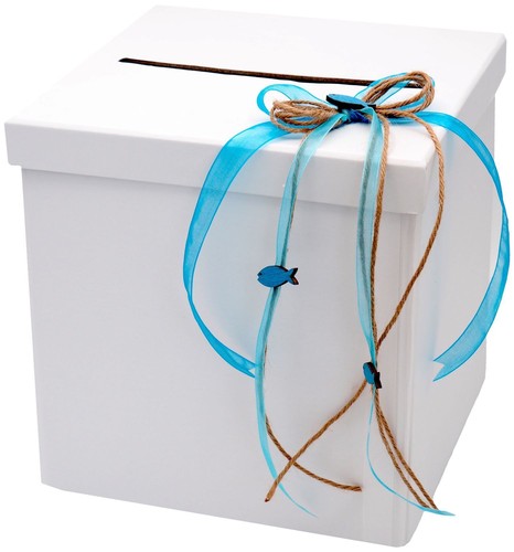 Briefbox blau kommunion - briefbox,