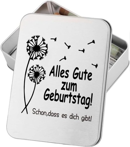 Geldgeschenkbox aluminium - geldgeschenkbox,