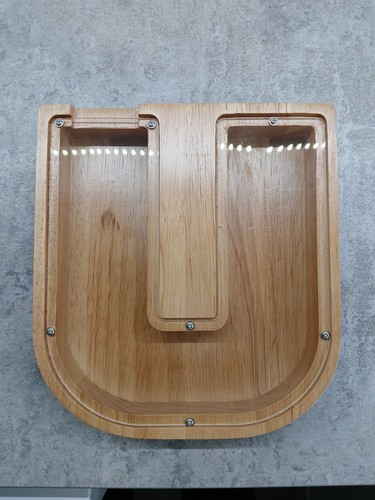Buchstabe holz sparschwein - buchstabe,