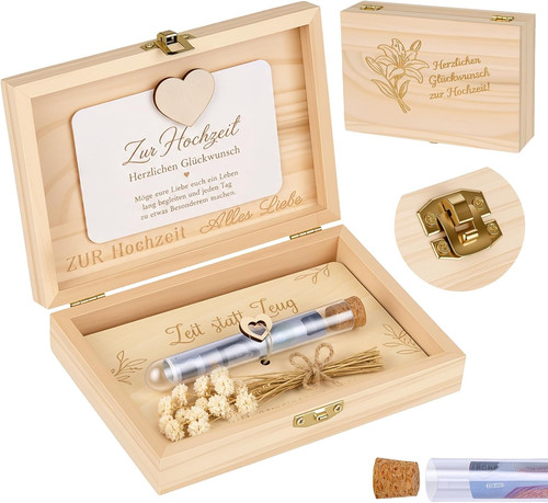 Hochzeit geschenkbox holz für - geschenkbox,